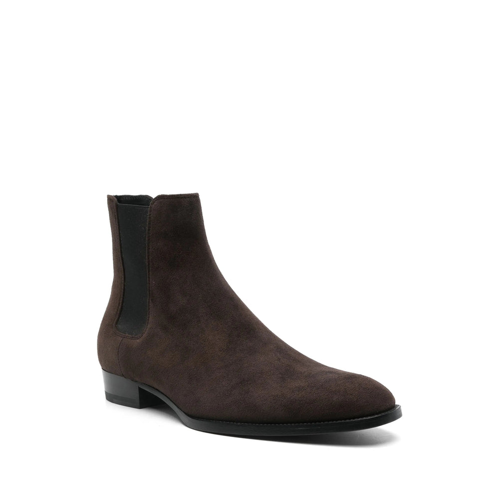 Saint Laurent Brown Boots Men
