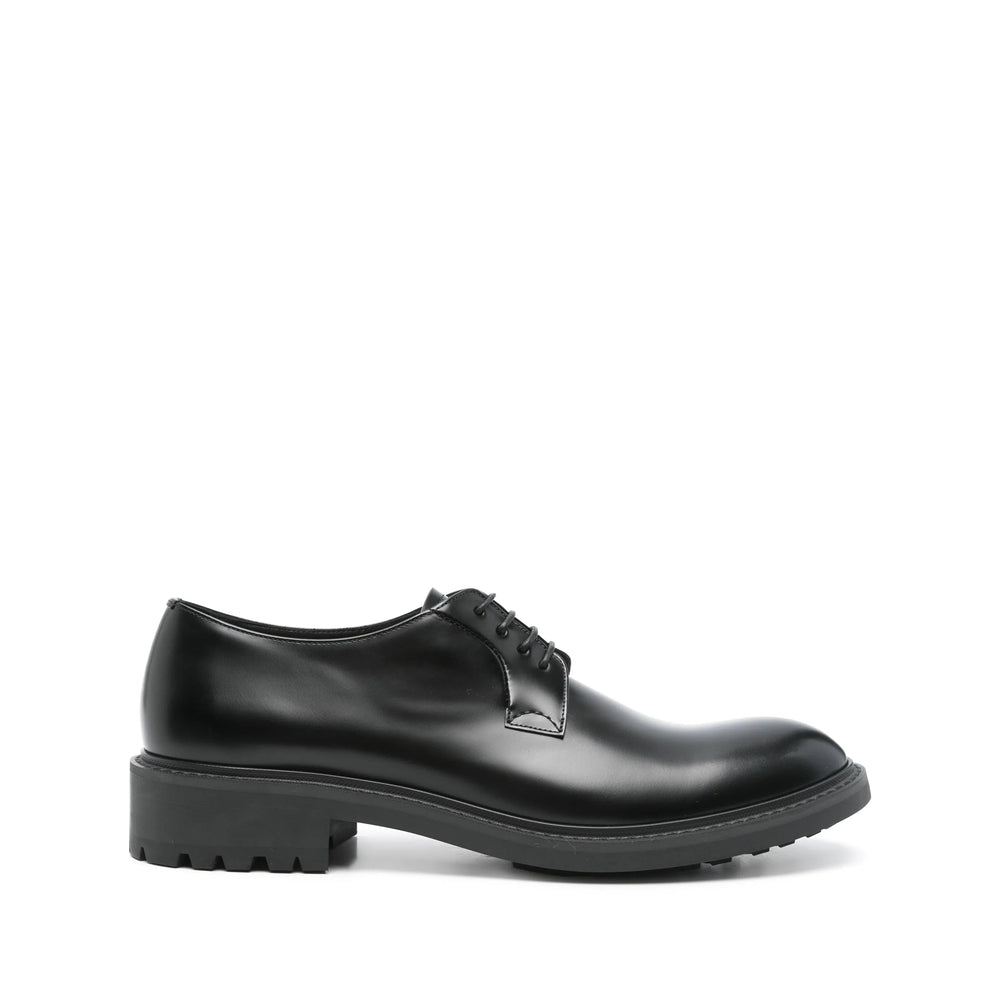 Saint Laurent Black Derby Shoes Men