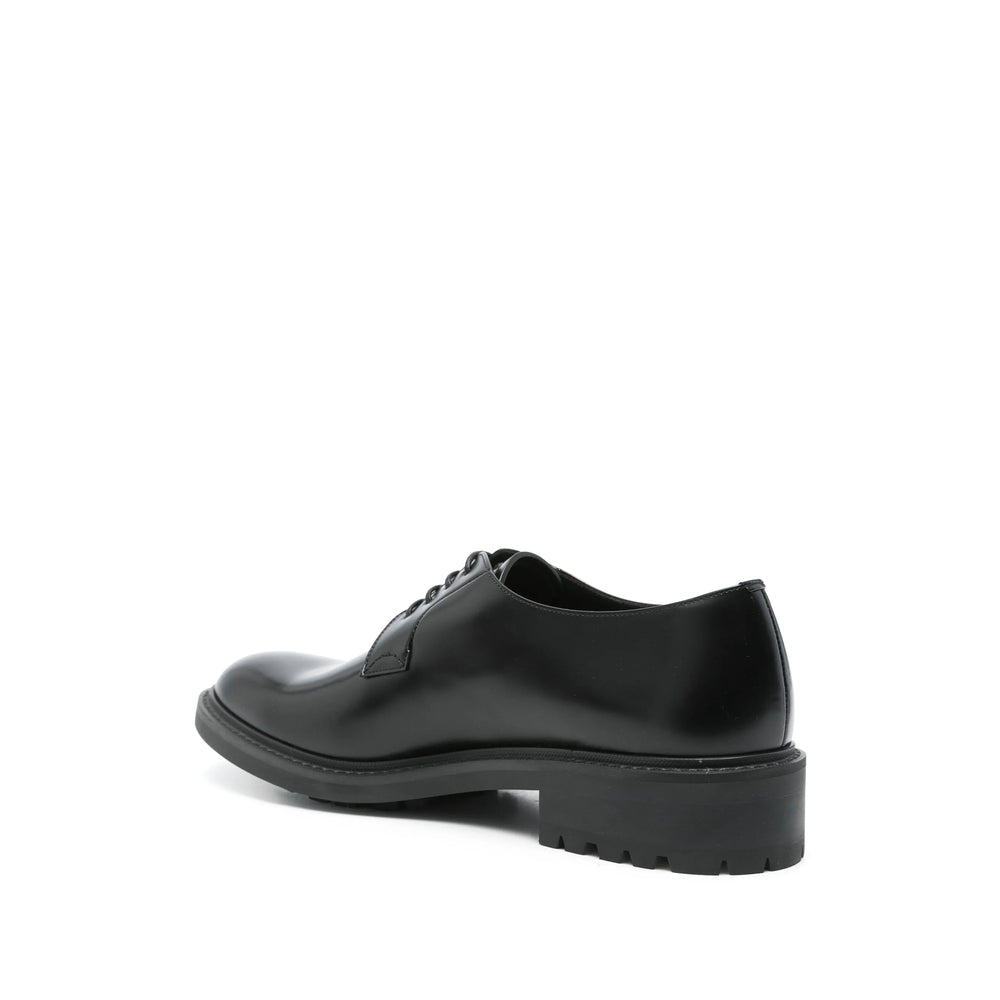 Saint Laurent Black Derby Shoes Men