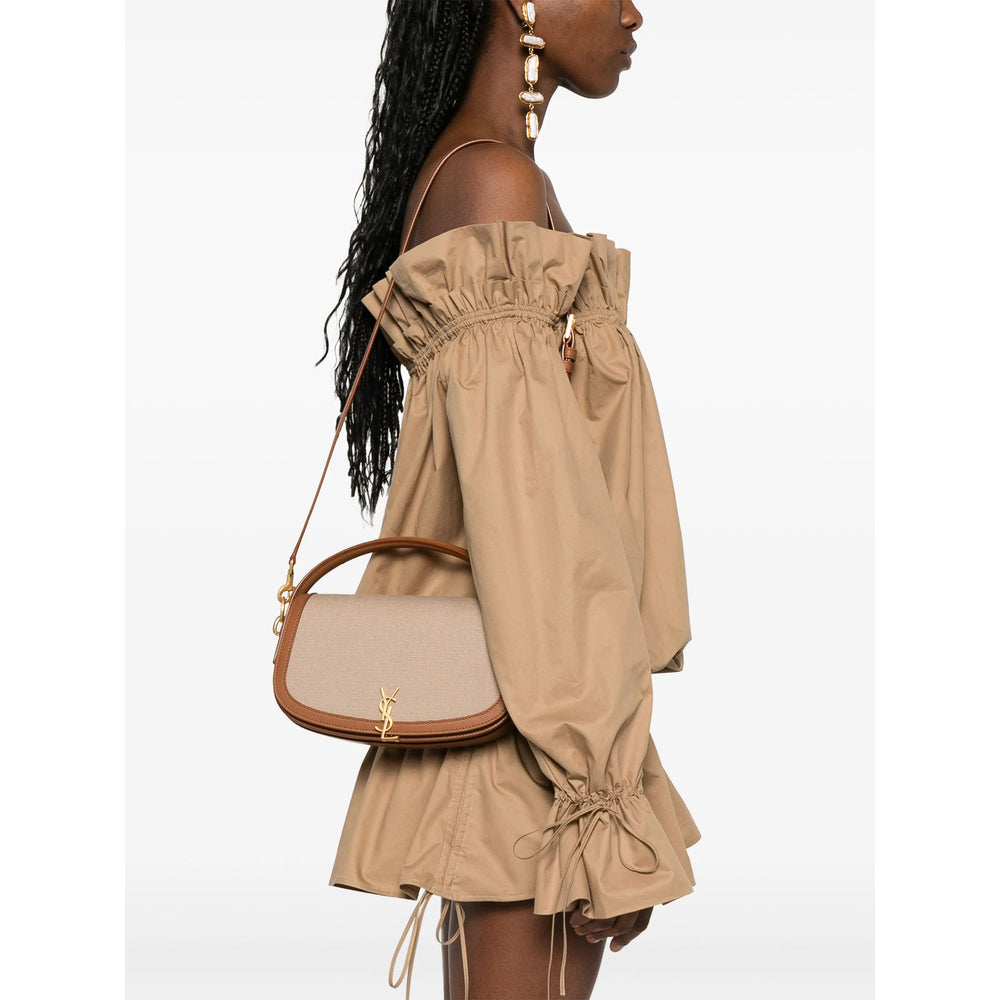 Saint Laurent Neutrals Tote Bags Women