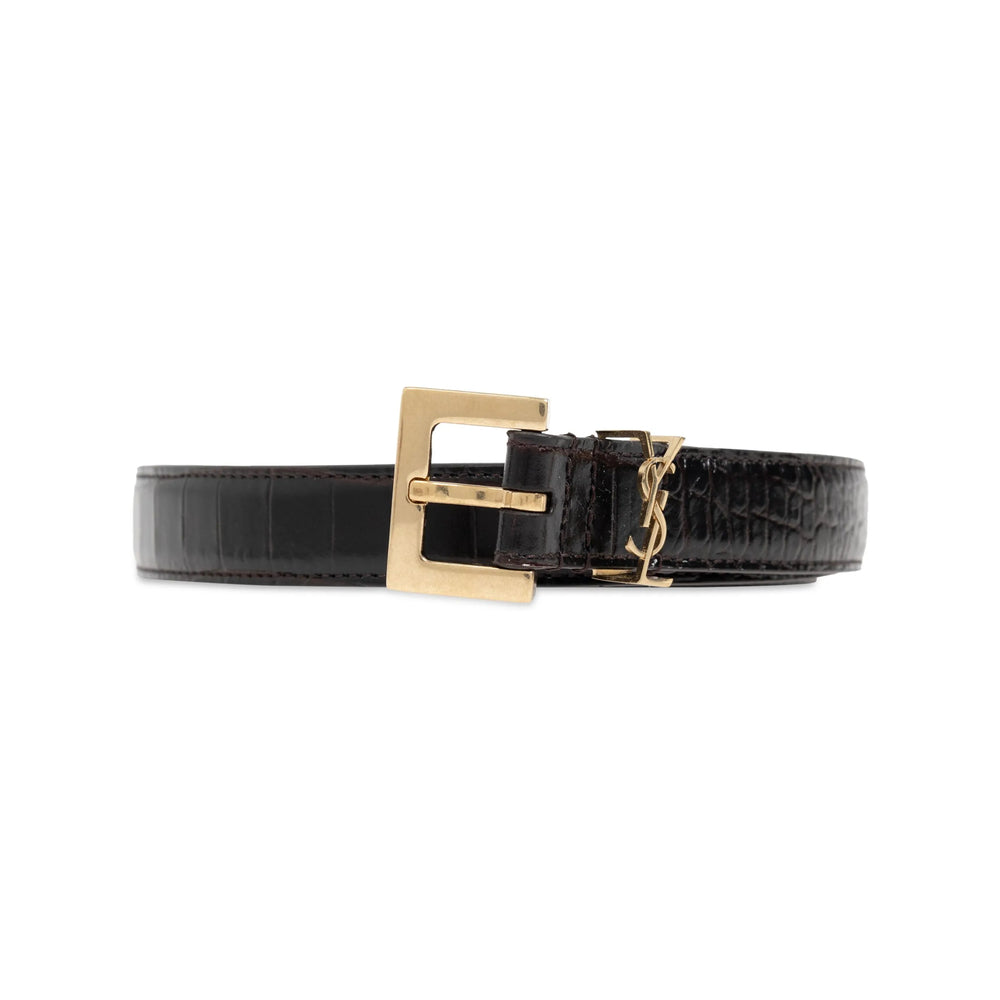 Saint Laurent Brown Belts Women