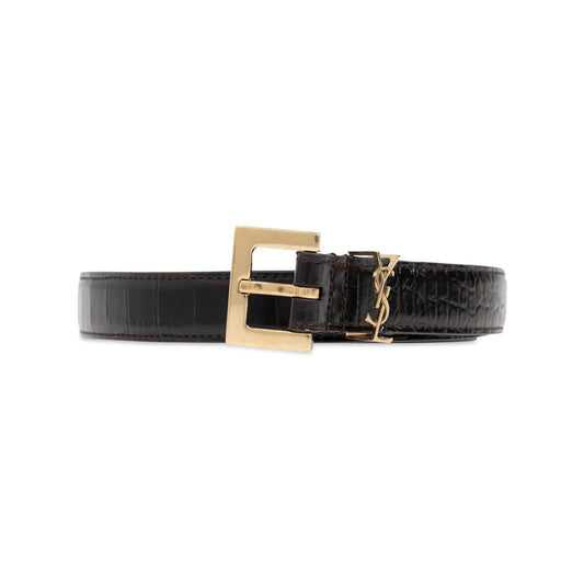 Saint Laurent Brown Belts Women