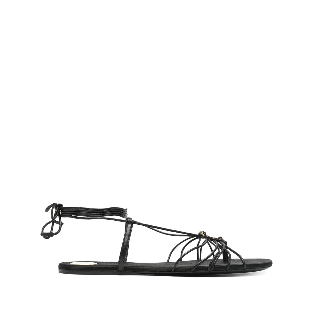 Saint Laurent Black Sandals Women