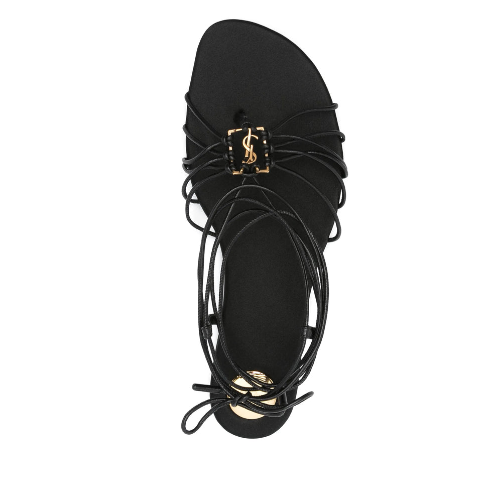 Saint Laurent Black Sandals Women