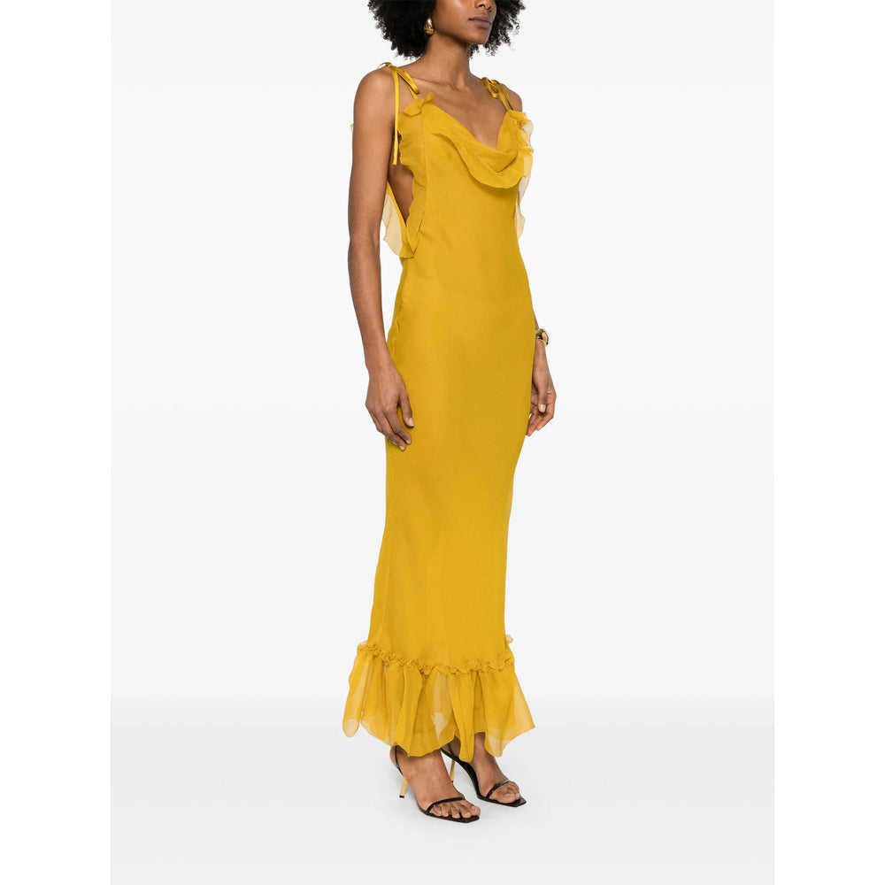 Saint Laurent Yellow Dresses - Cocktail & Party Dresses Women
