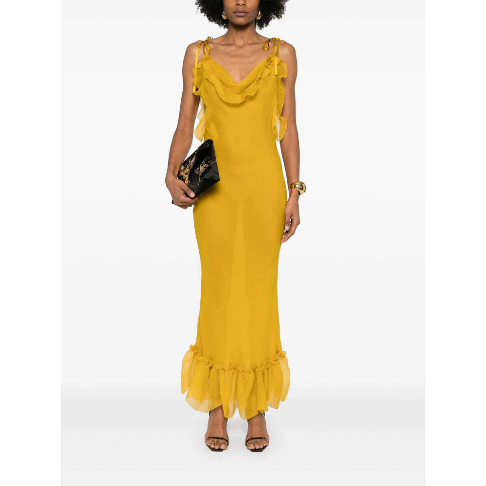 Saint Laurent Yellow Dresses - Cocktail & Party Dresses Women