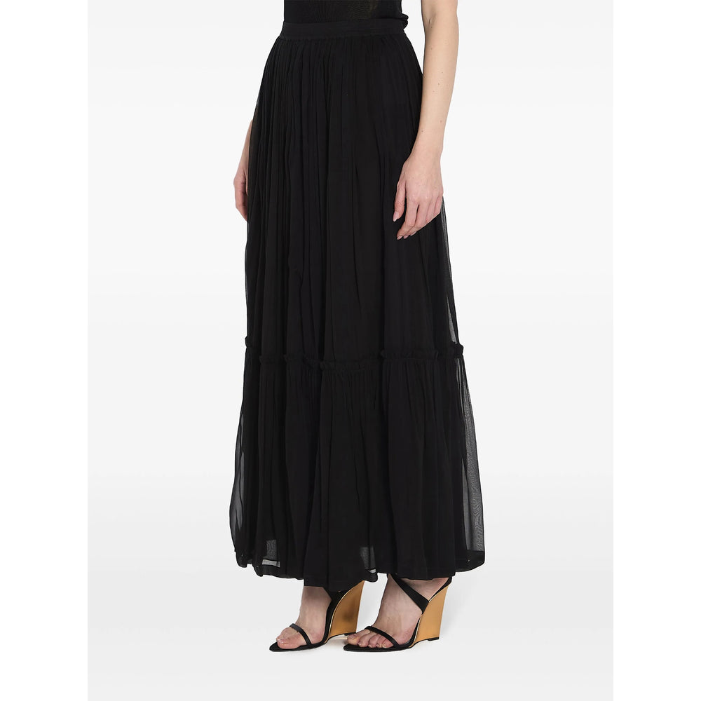 Saint Laurent Black Skirts - Straight Skirts Women