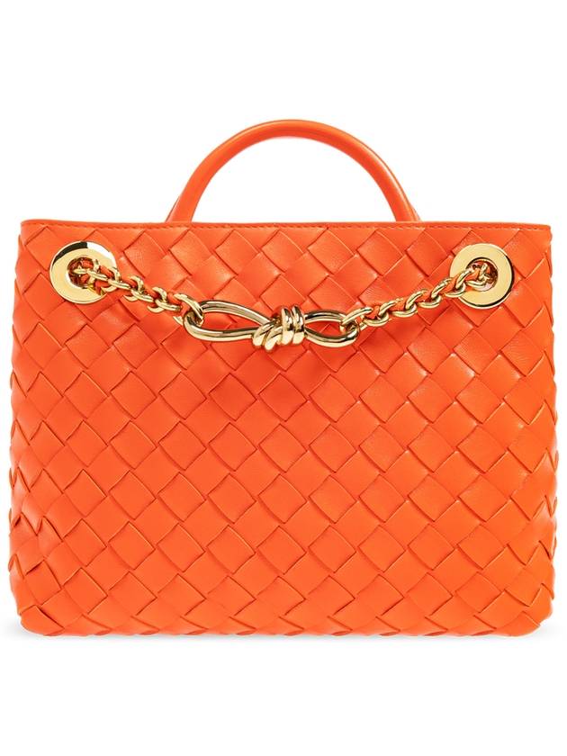 Bottega Veneta Bottega Veneta Shoulder Bag ‘Andiamo Small’, Women's, Orange