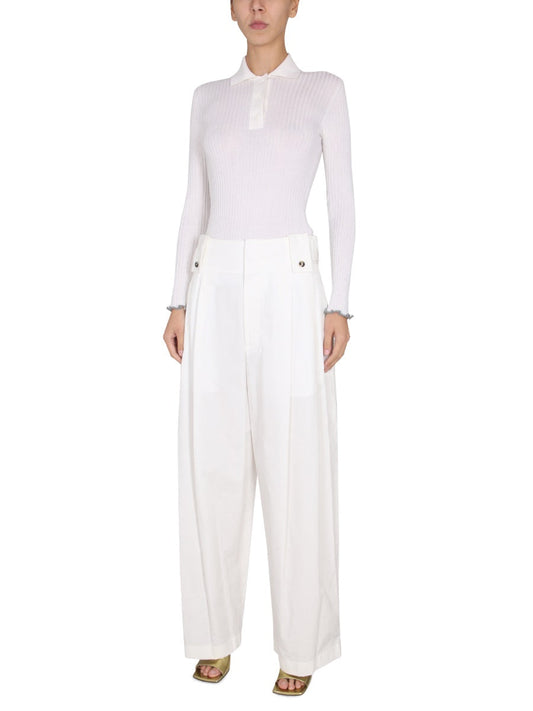 Bottega Veneta Women Wide Leg Pants