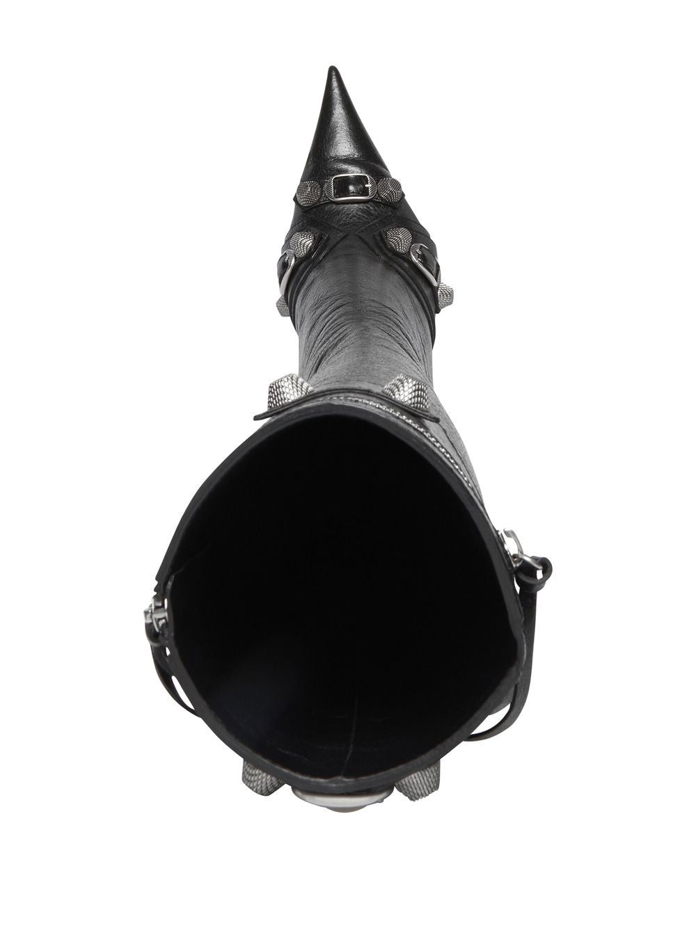 BALENCIAGA Chic Stiletto Leather Boots - 90MM