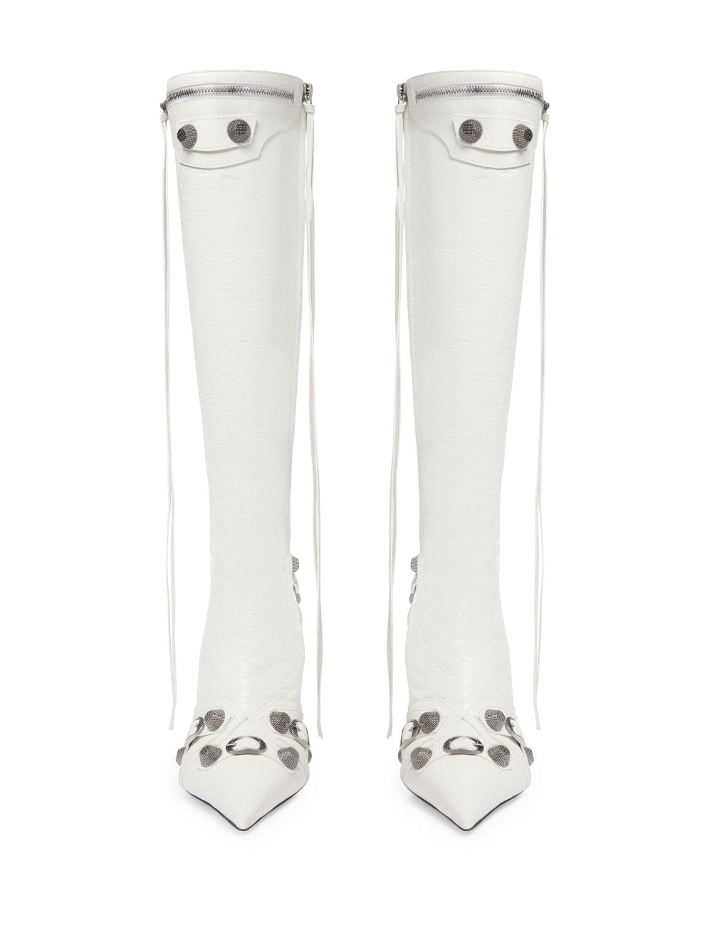 BALENCIAGA Knee-High Leather Boots