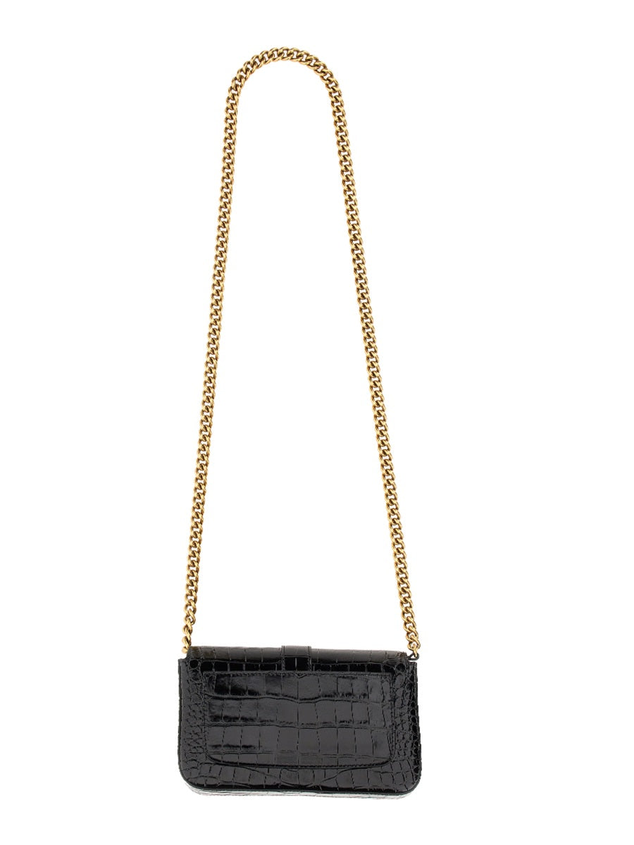 BALENCIAGA Mini Chain Flap Shoulder Bag