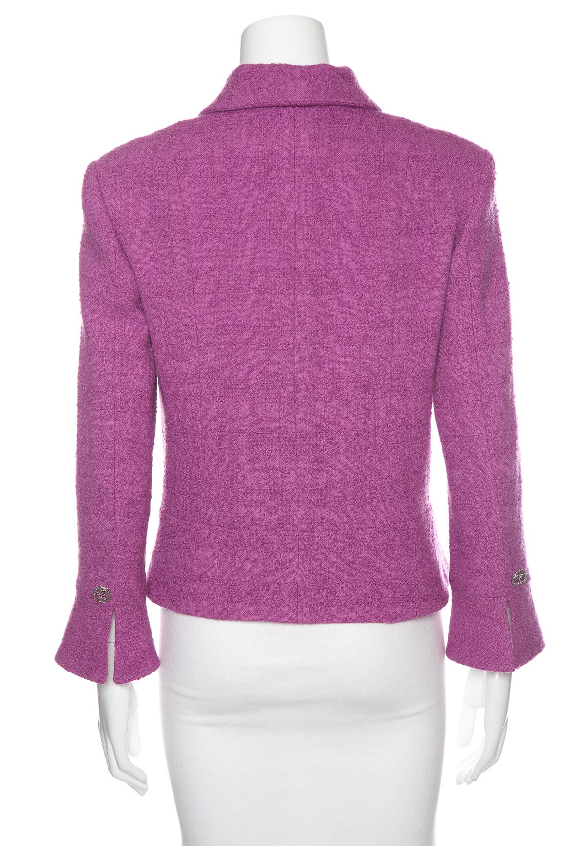Chanel 2023 Purple Wool Jacket SZ 40