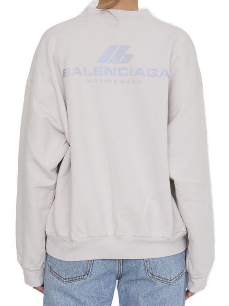 BALENCIAGA Activewear Short-Sleeved Crewneck Sweatshirt
