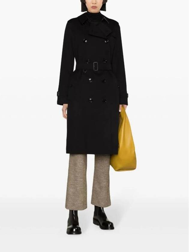 Burberry Kensington Trench Coat Black