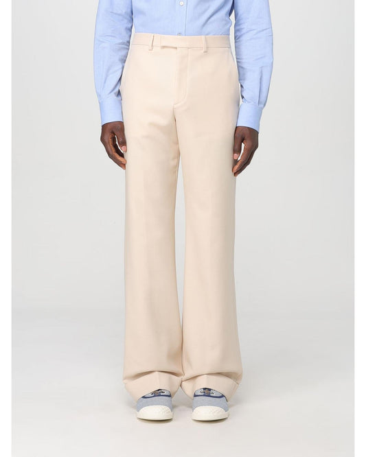 Valentino Wide Leg Trousers Men Butter Pants 33 x 32 Butter