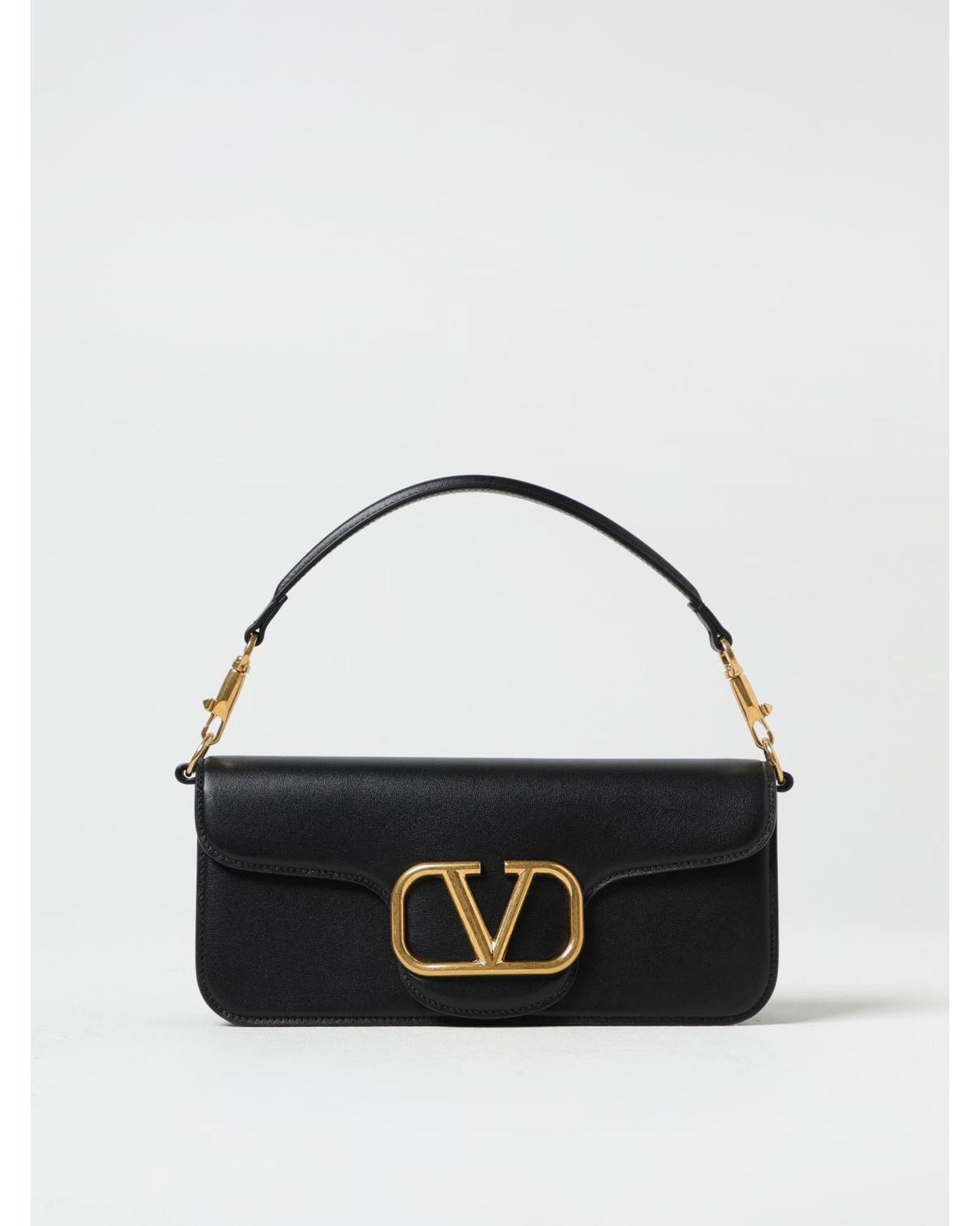 Valentino Garavani Roman Stud Shoulder Bag Women Yellow Cream ONE SIZE Black