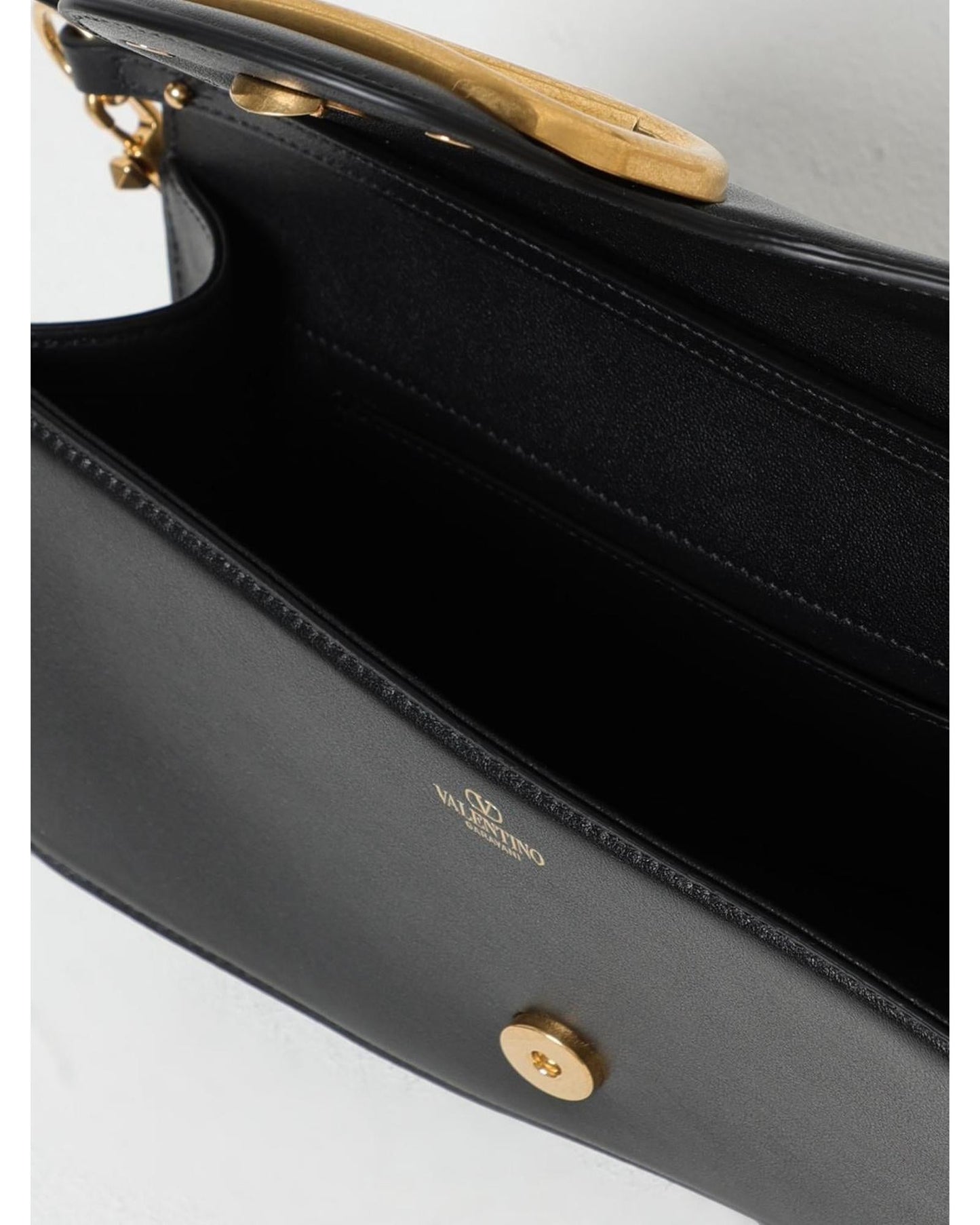 Valentino Garavani Roman Stud Shoulder Bag Women Yellow Cream