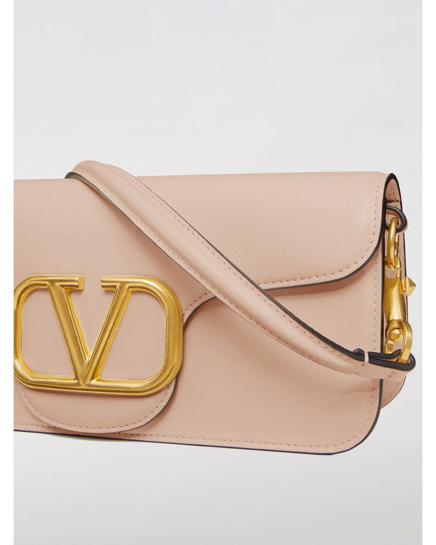 Valentino Garavani Roman Stud Shoulder Bag Women Yellow Cream