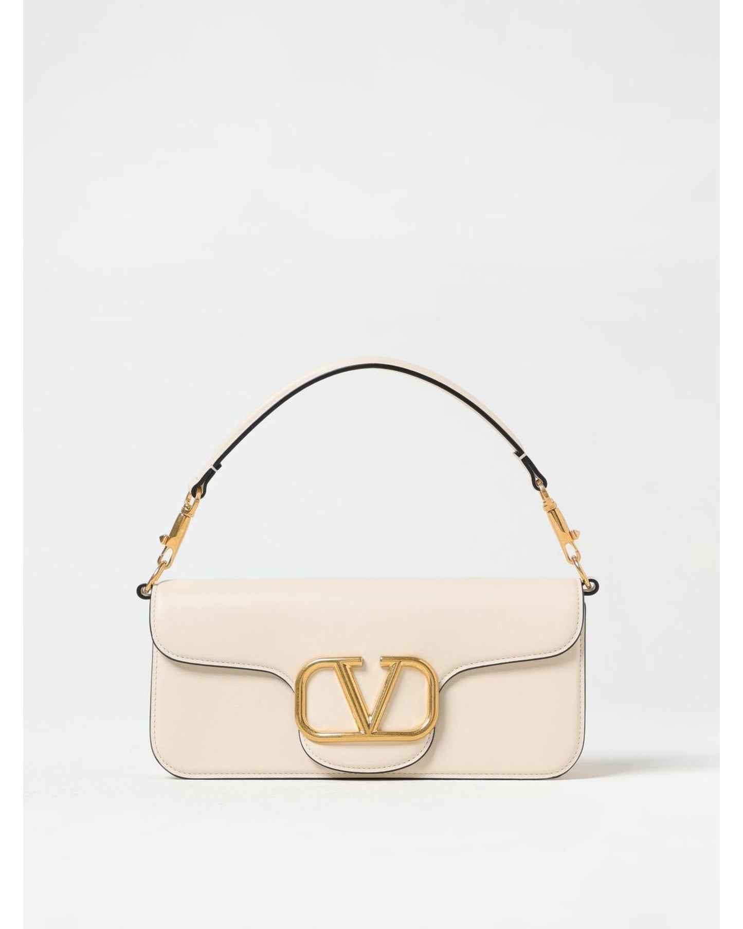 Valentino Garavani Roman Stud Shoulder Bag Women Yellow Cream ONE SIZE Yellow Cream