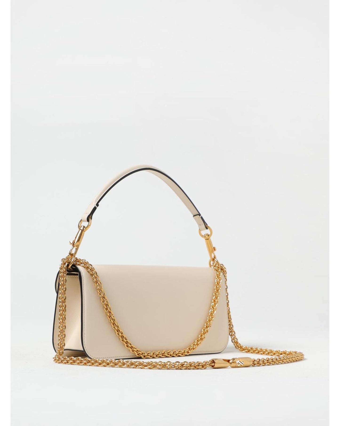 Valentino Garavani Roman Stud Shoulder Bag Women Yellow Cream