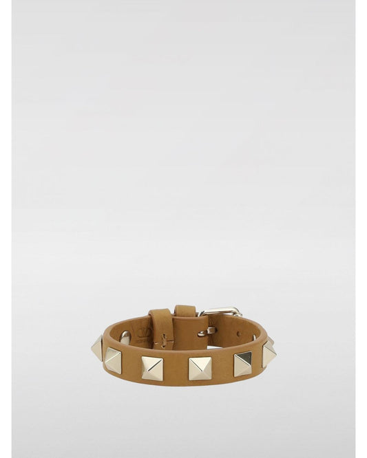 Valentino Garavani Rockstud Leather Bracelet Studded Women Hazel Jewelry Hazel