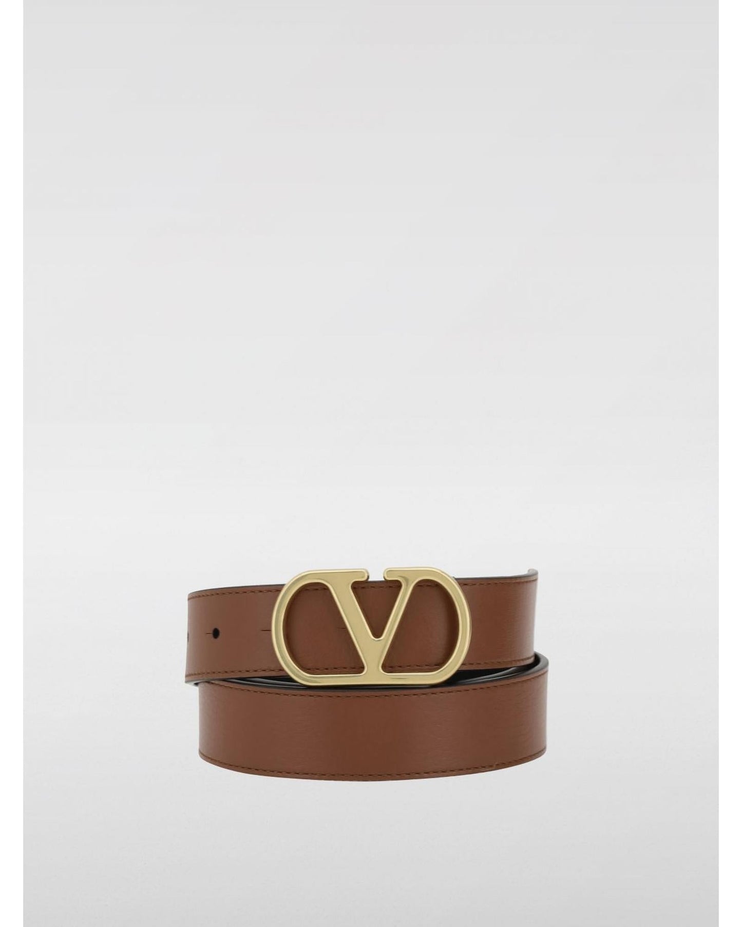 Valentino Garavani Leather Belt Men One Size Fits All Leather