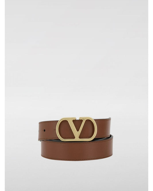Valentino Garavani Leather Belt Men One Size Fits All Leather
