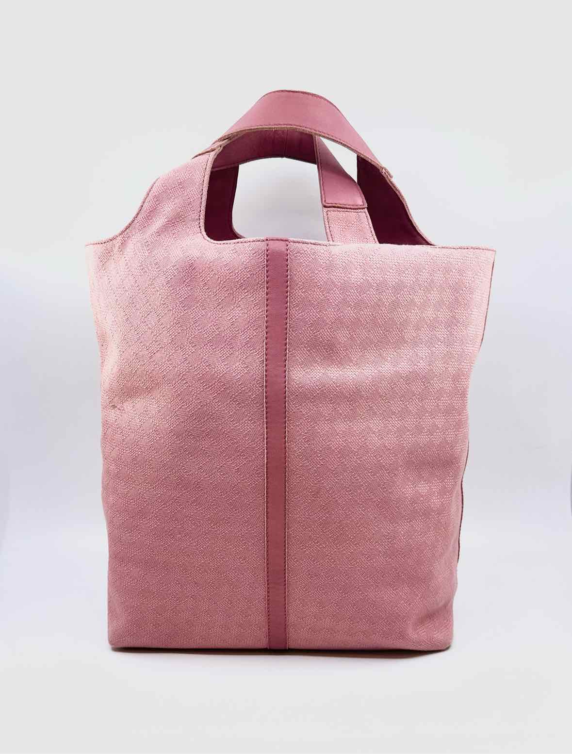BOTTEGA VENETA Pink Fabric Checkered Handbag