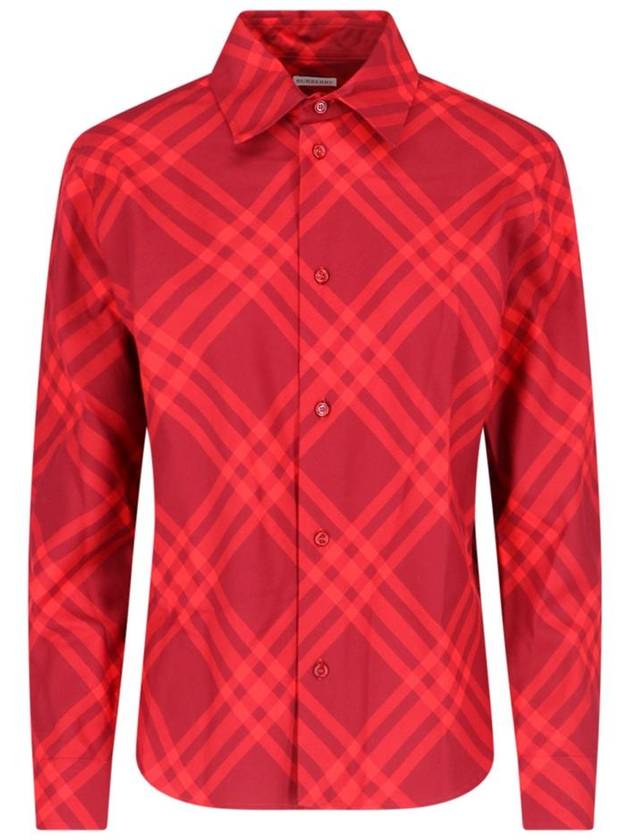 Burberry check pattern shirt 8077672