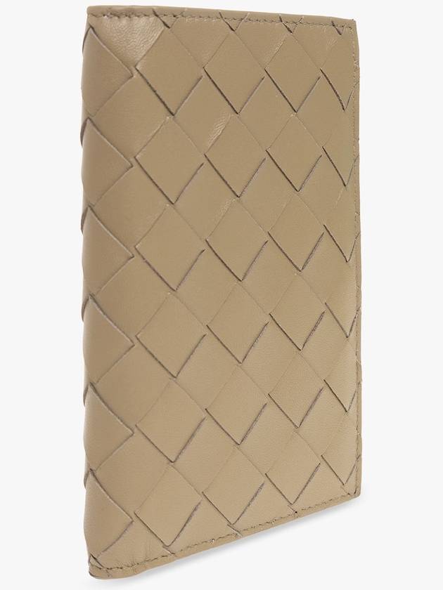 Bottega Veneta Bottega Veneta Leather Wallet, Women's, Beige
