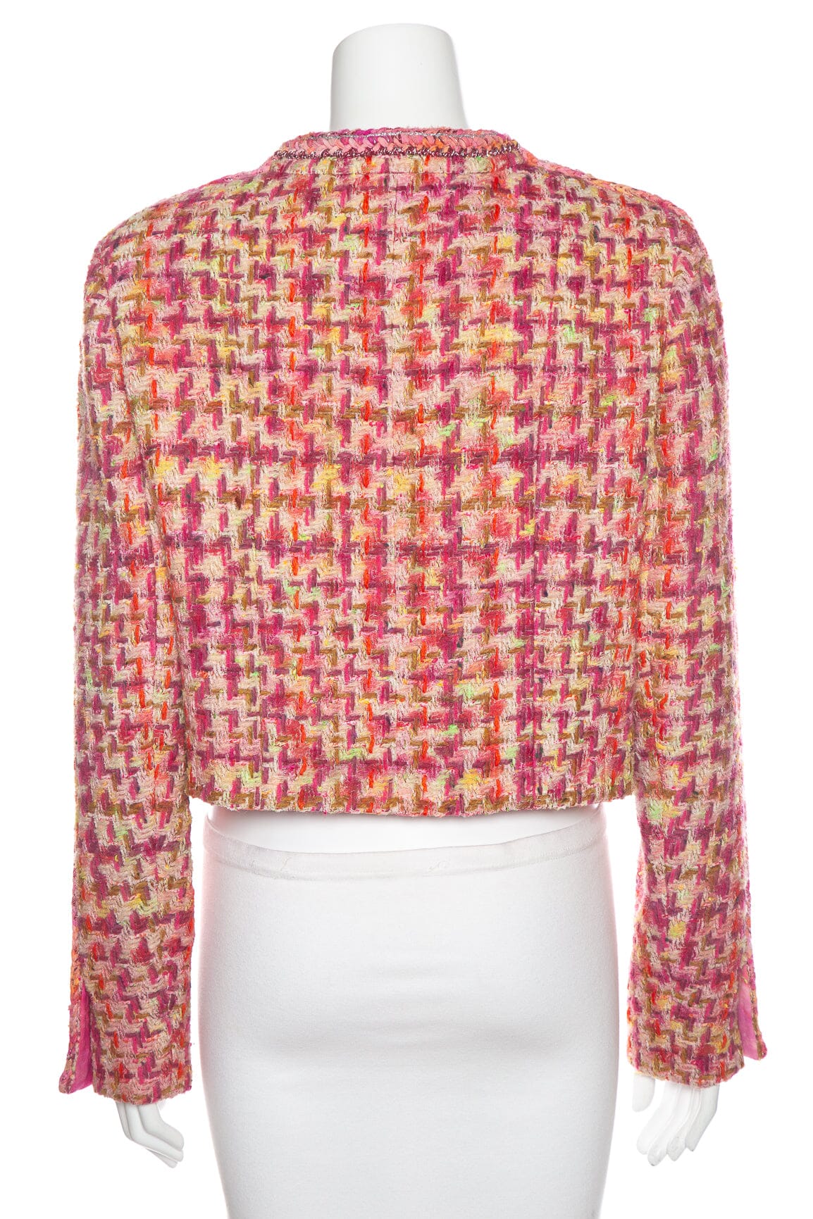 Chanel 2020 Pre Fall Collection by Virgine Viard  Pink and Multi Jacket SZ 42