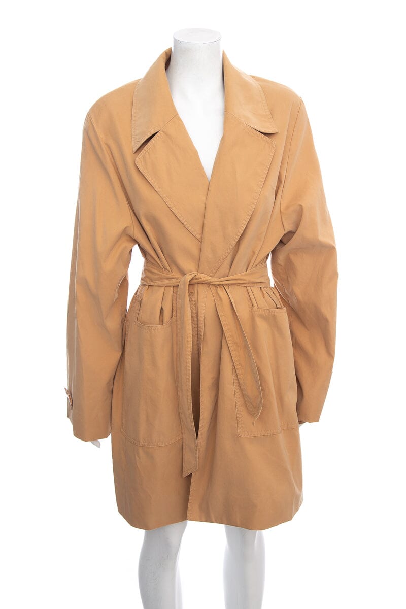 Celine Vintage Camel Trench Coat  SZ 38