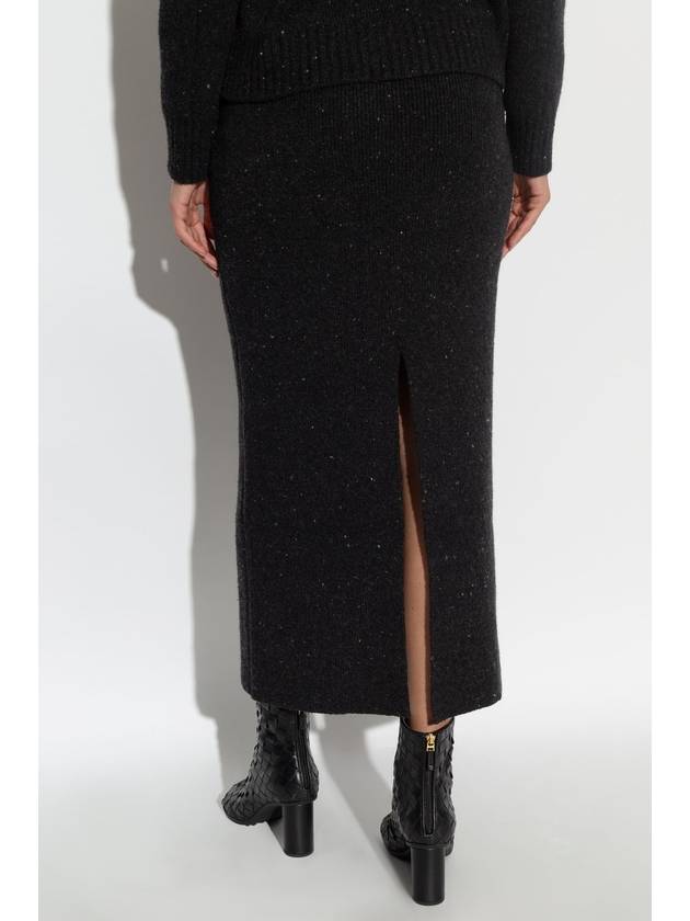 Bottega Veneta Bottega Veneta Wool Skirt, Women's, Black
