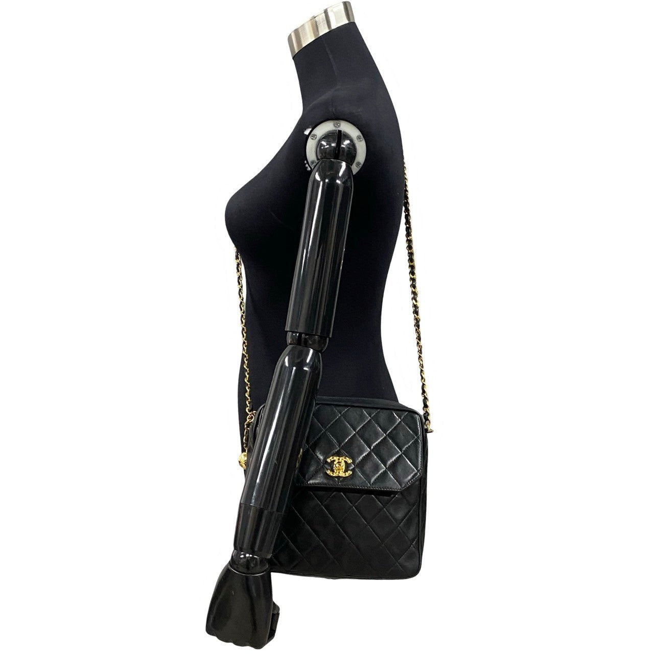 Chanel CC Flap Camera Bag  Leather Crossbody Bag in New Condition