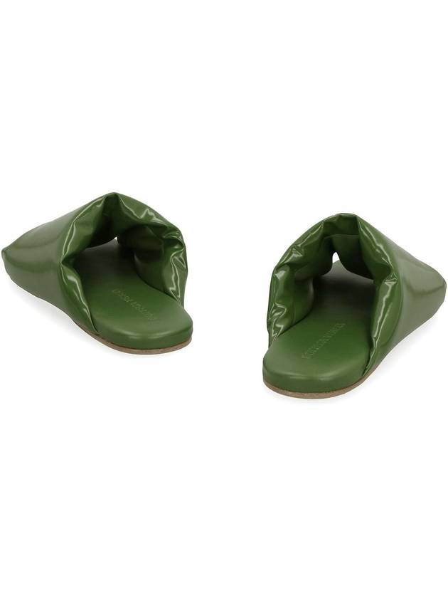Bottega Veneta Cushion Slide Slippers Green