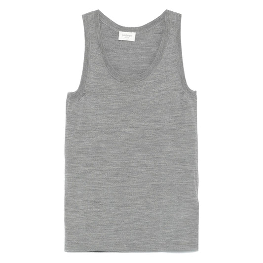 Saint Laurent Grey Tops - Vests & Tank Tops Women
