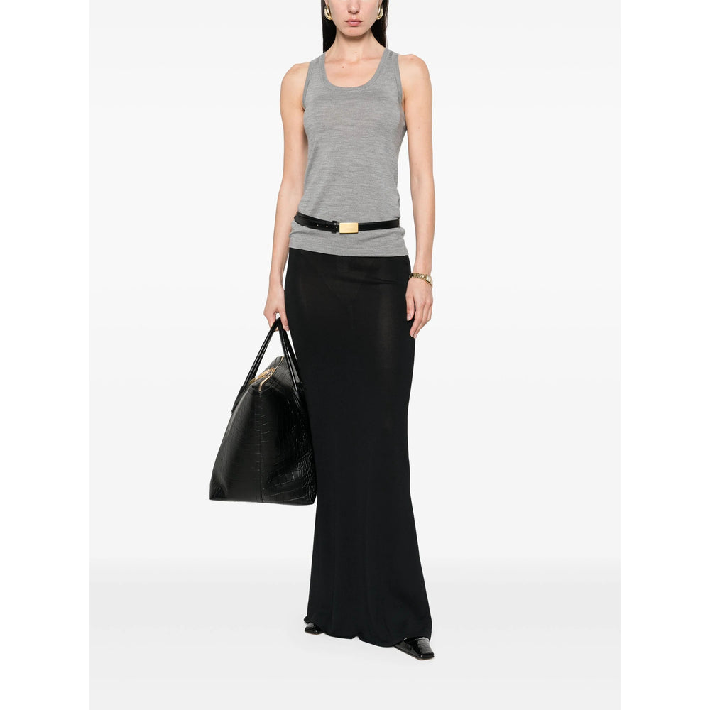 Saint Laurent Grey Tops - Vests & Tank Tops Women
