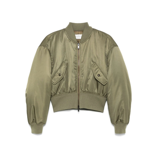 Saint Laurent Green Jackets - Bomber Jackets Women