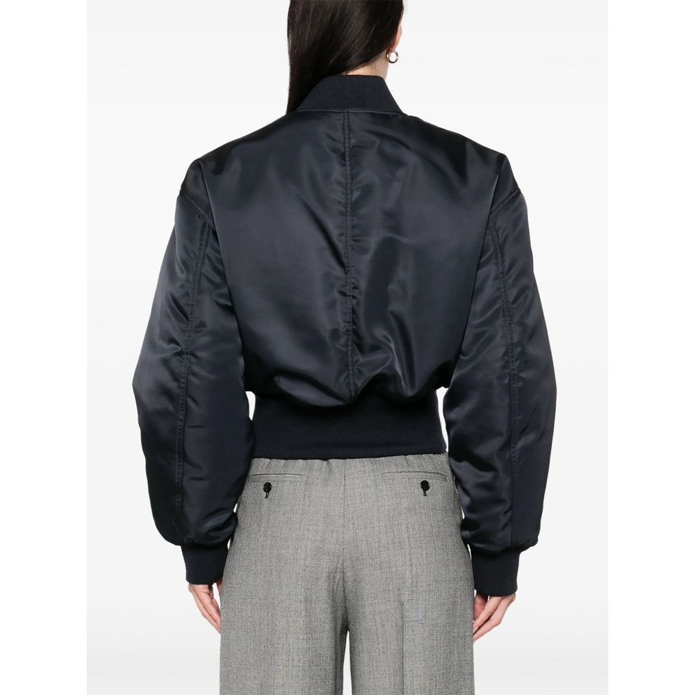Saint Laurent Blue Jackets - Bomber Jackets Women