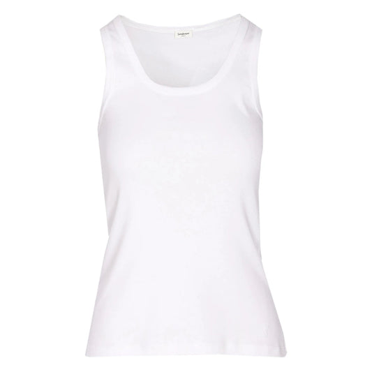 Saint Laurent White Tops - Vests & Tank Tops Women