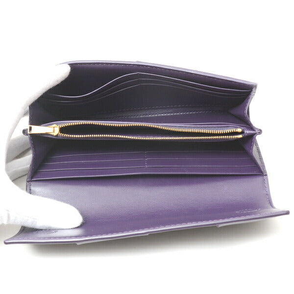 Bottega Veneta Lambskin Flap Long Wallet