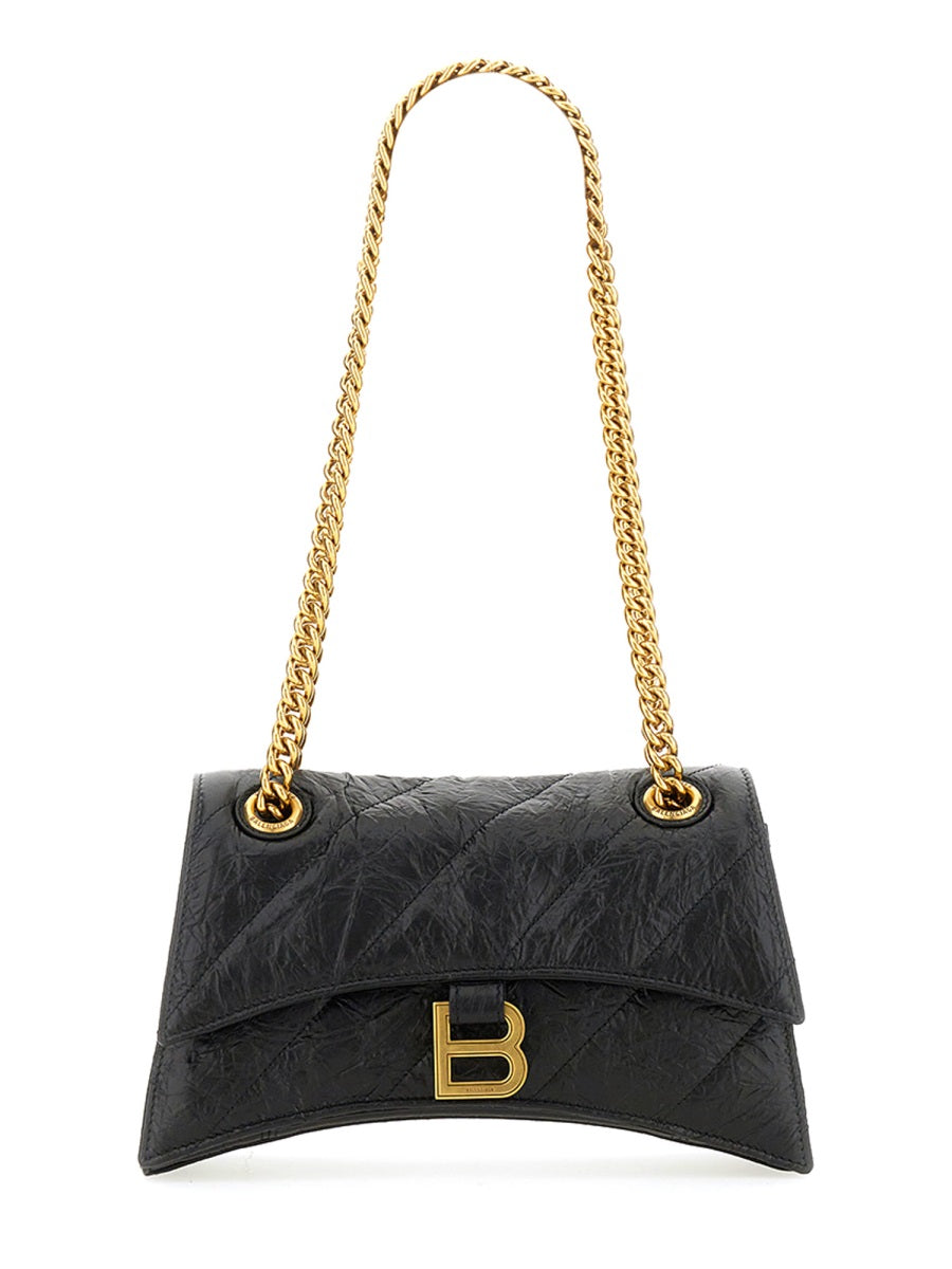 BALENCIAGA Mini Crush Adjustable Chain Shoulder Bag