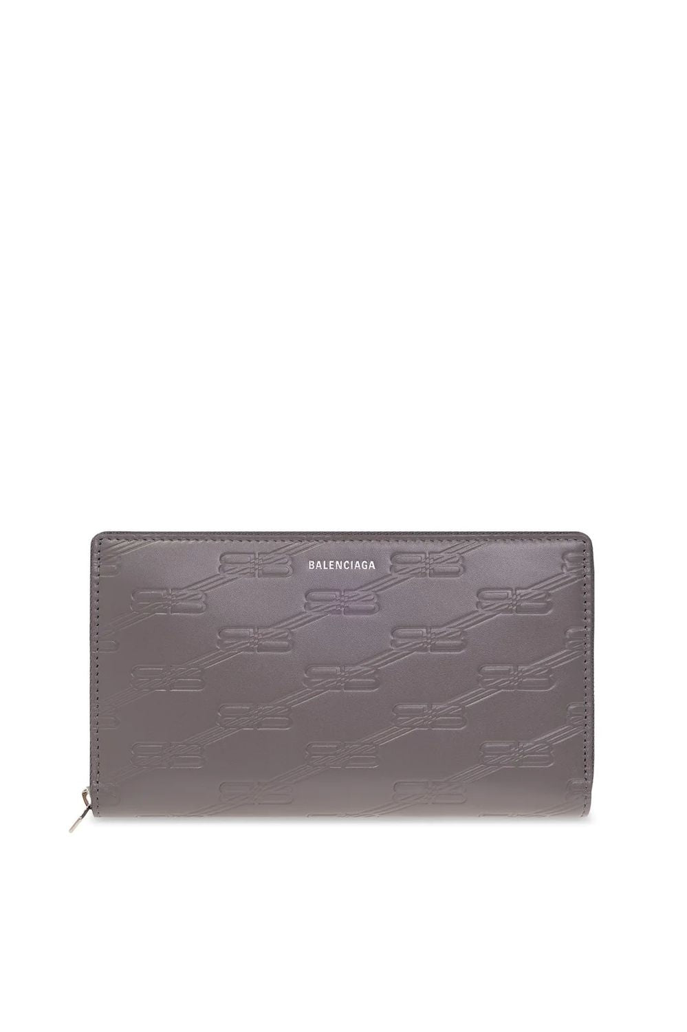 BALENCIAGA Zipped Leather Continental Wallet