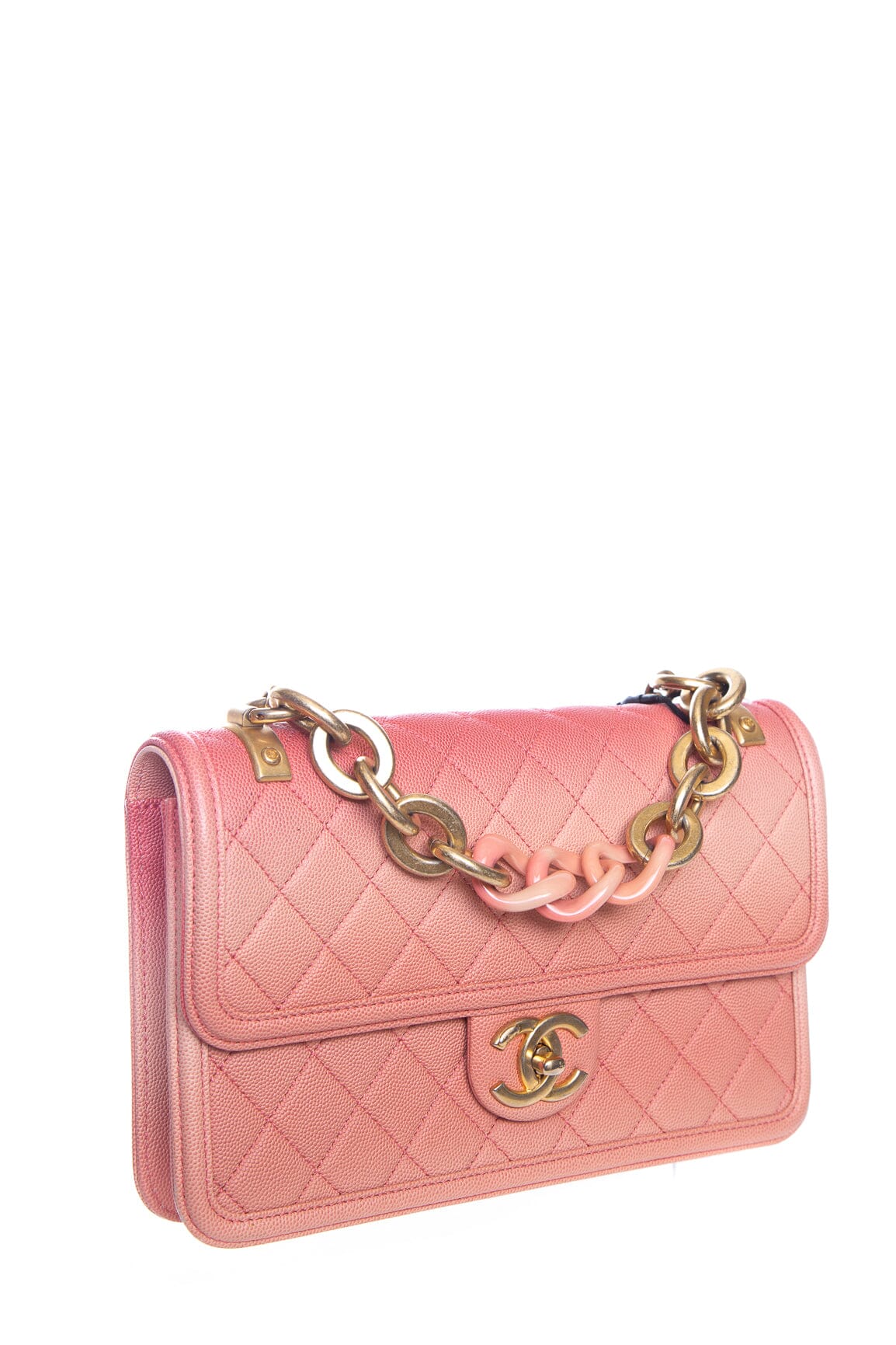 Chanel Salmon Sunset on The Sea Flap Cross-Body