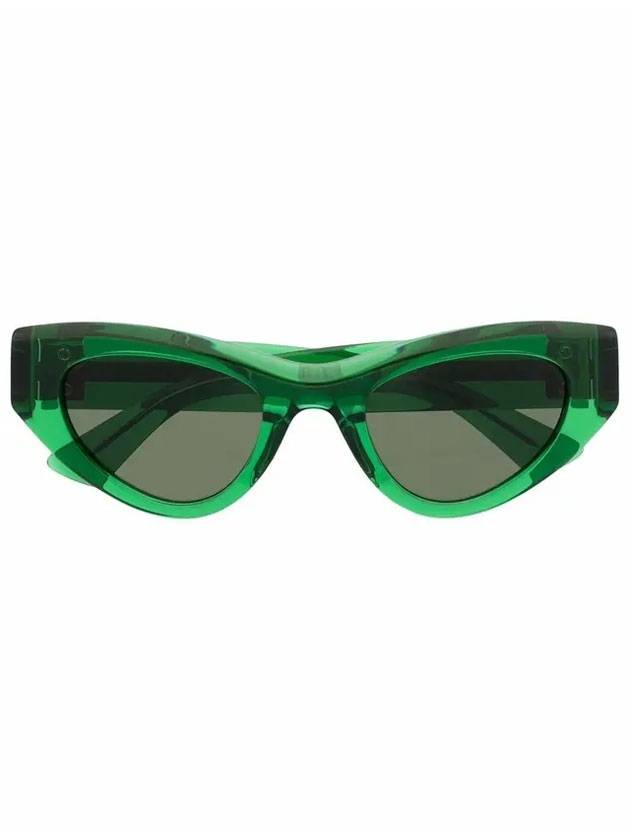 Bottega Veneta Angle Sunglasses Green