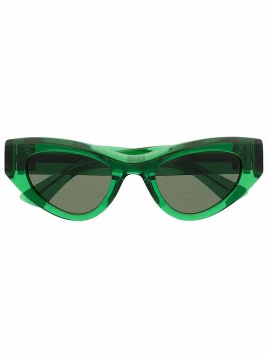 Bottega Veneta Angle Sunglasses Green