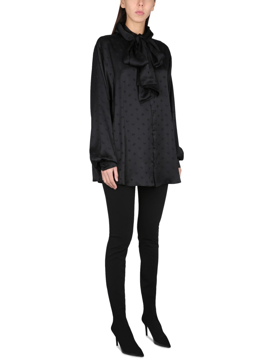 BALENCIAGA Skinny Leg Women's Jeans with Belt Loops