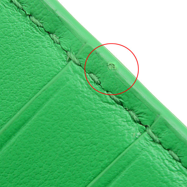 Bottega Veneta Intrecciato Bifold Long Wallet Green 679844