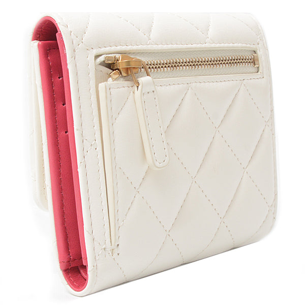 Chanel Leather Matelasse Small Flap Wallet